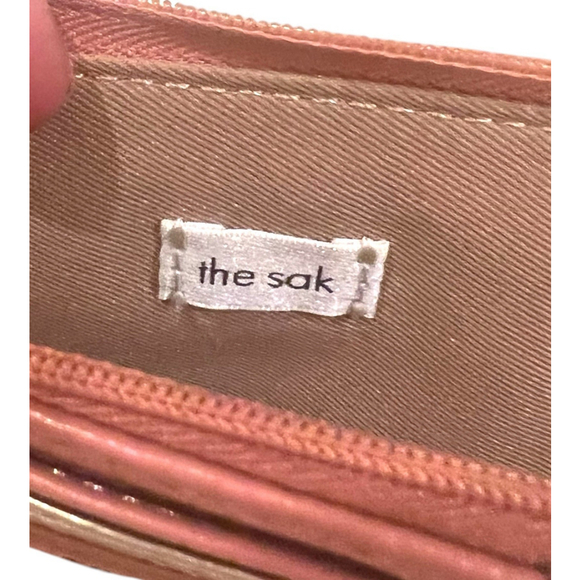 The Sak Womens Iris Leather Card Wallet Zip Around - Picture 9 of 10